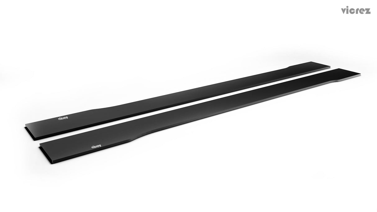 2005-2014 Ford Mustang VZ Style Side Skirt Splitters - Vicrez