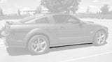 2005-2014 Ford Mustang VZ Style Side Skirt Splitters - Vicrez