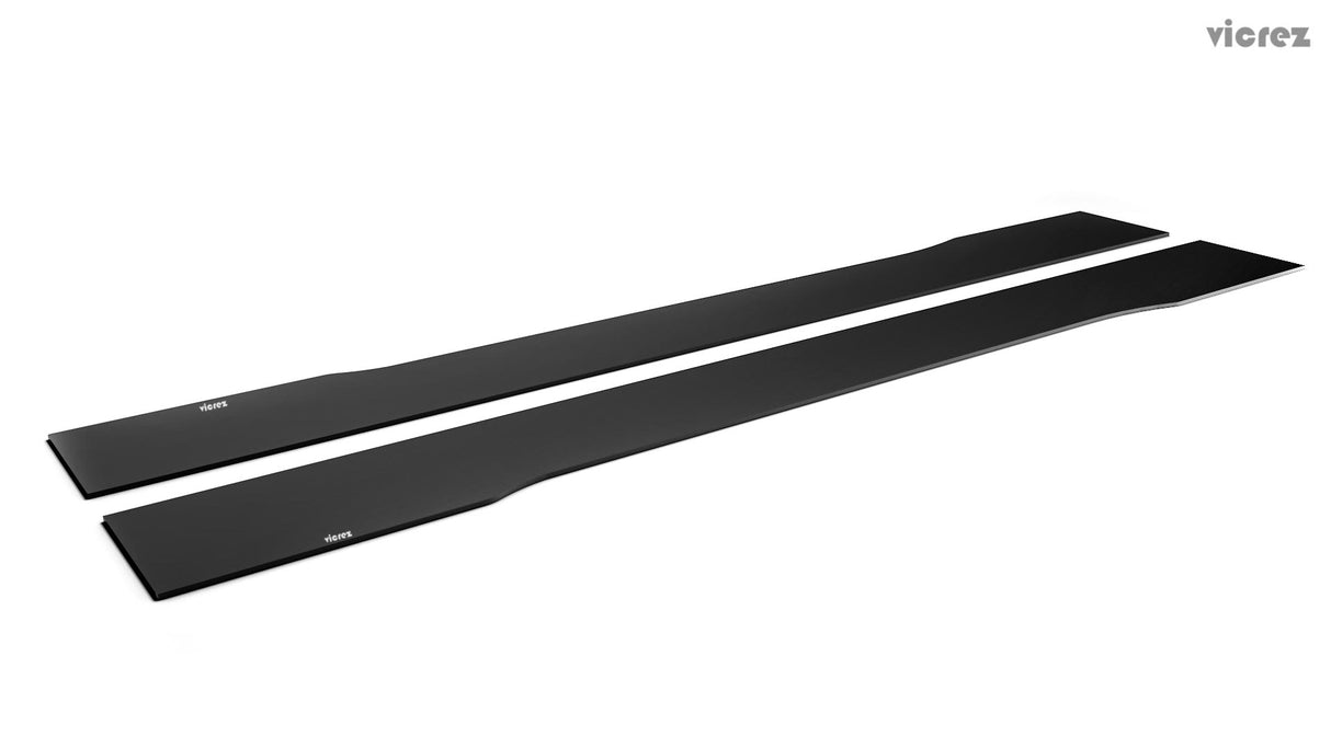 2015-2017 Ford Mustang Side Skirt Splitters - Vicrez