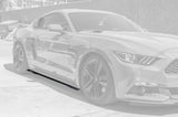2015-2017 Ford Mustang Side Skirt Splitters - Vicrez