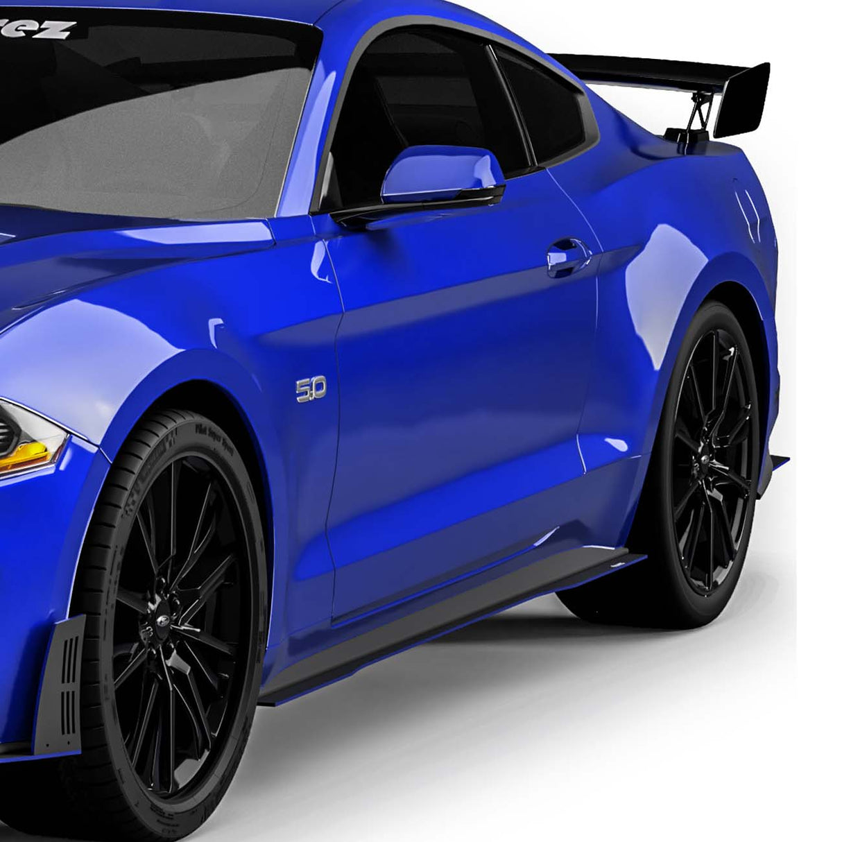 2015-2017 Ford Mustang Side Skirt Splitters - Vicrez