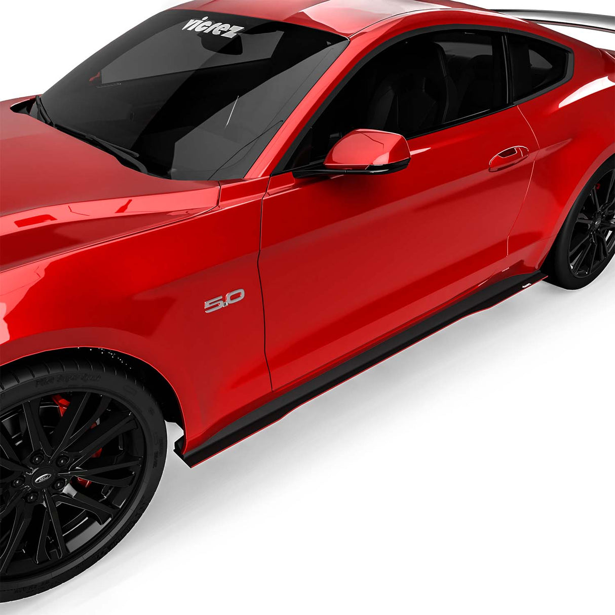 2015-2017 Ford Mustang Side Skirt Splitters - Vicrez