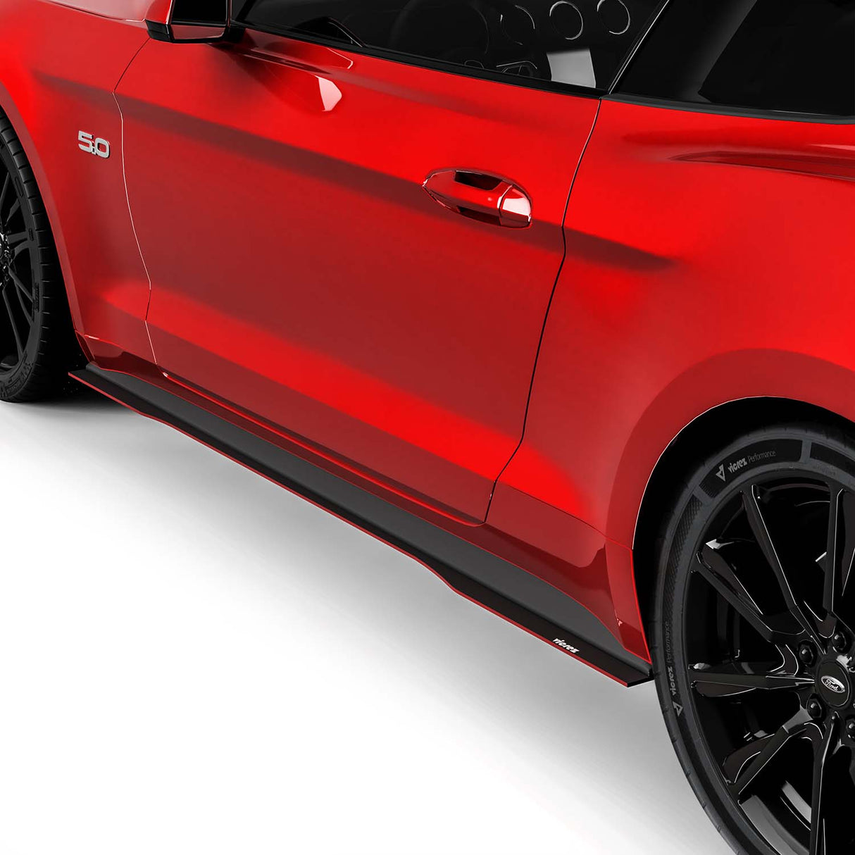 2018-2025 Ford Mustang LV Style Side Splitters - Vicrez