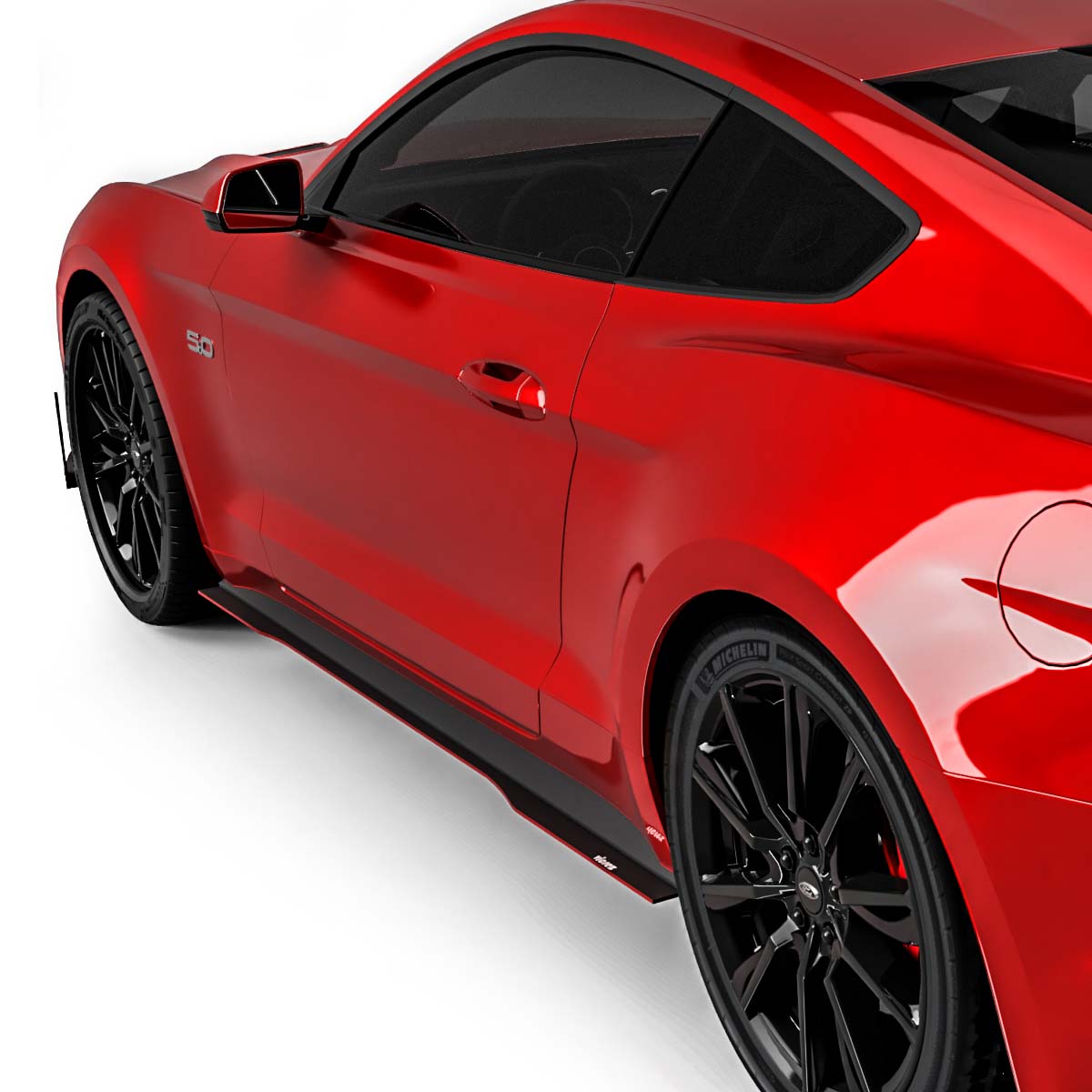 2015-2017 Ford Mustang Side Skirt Splitters - Vicrez