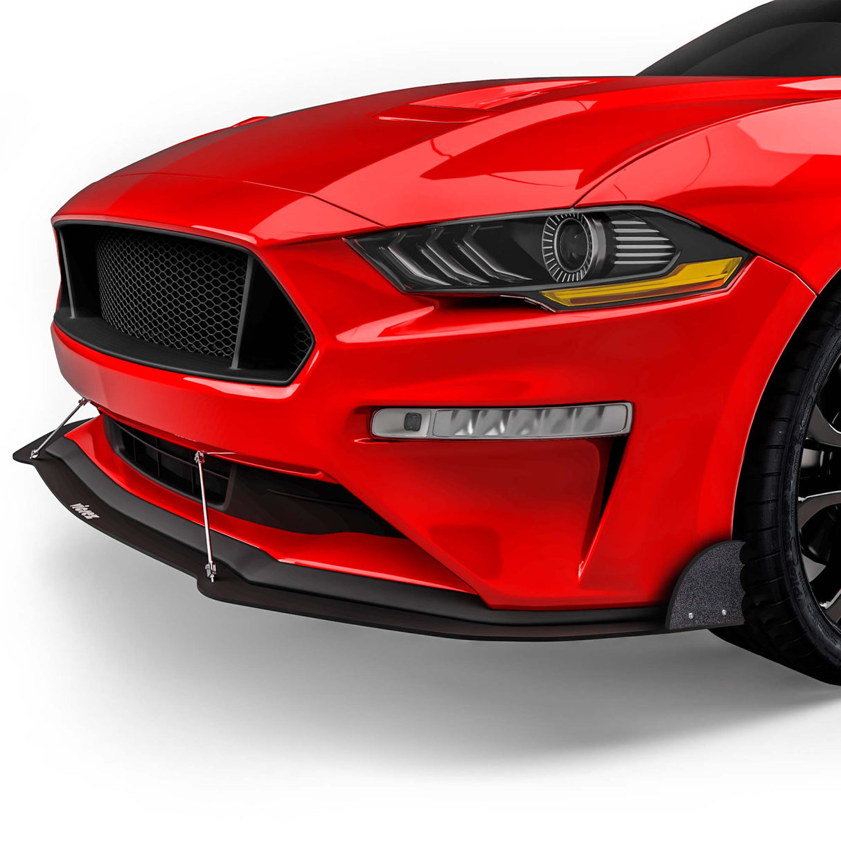 2018-2023 Ford Mustang LV Style Front Bumper Lip Splitter - Vicrez