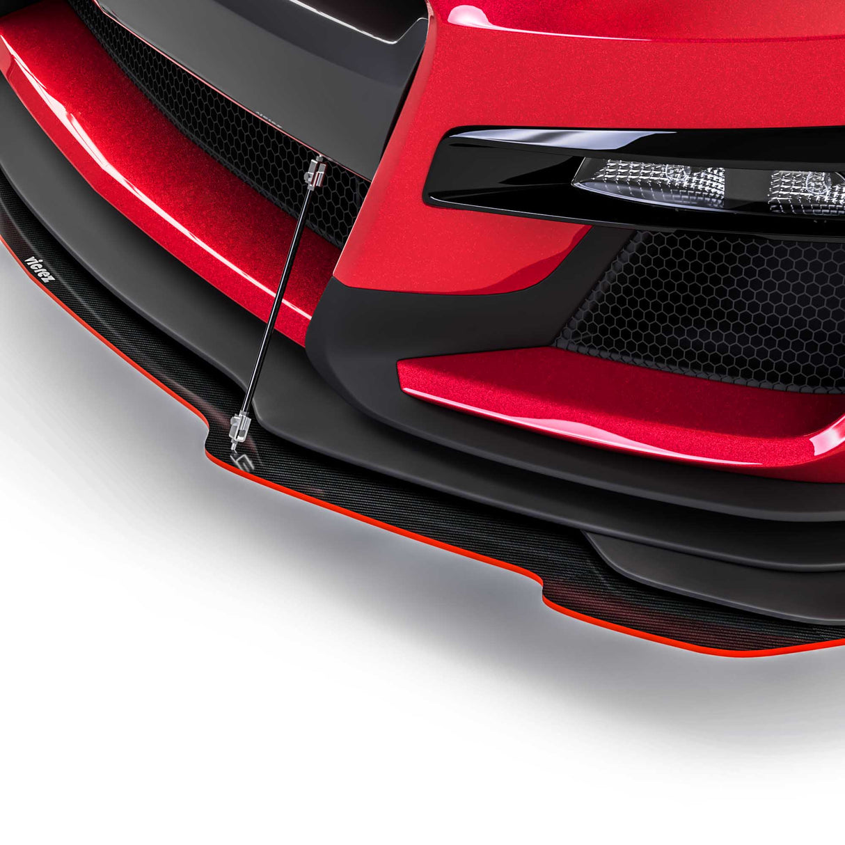 2018-2023 Ford Mustang GT500 Style Front Bumper Splitter - Vicrez