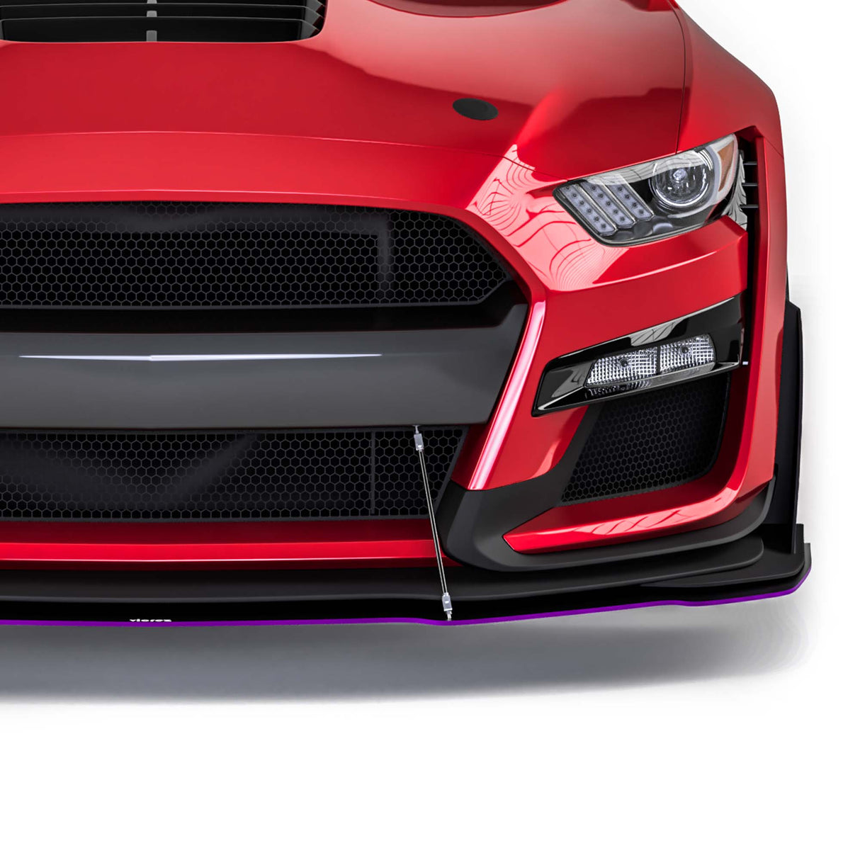 2018-2023 Ford Mustang GT500 Style Front Bumper Splitter - Vicrez