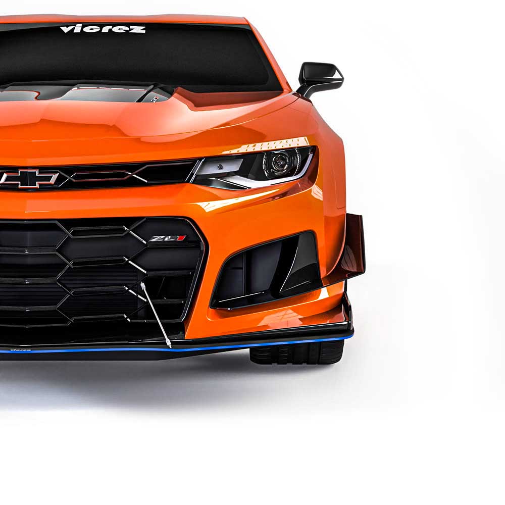 2016-2024 Chevrolet Camaro ZL1 Style Front Bumper Splitter - Vicrez