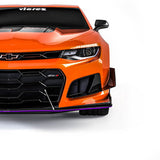 2016-2024 Chevrolet Camaro ZL1 Style Front Bumper Splitter - Vicrez