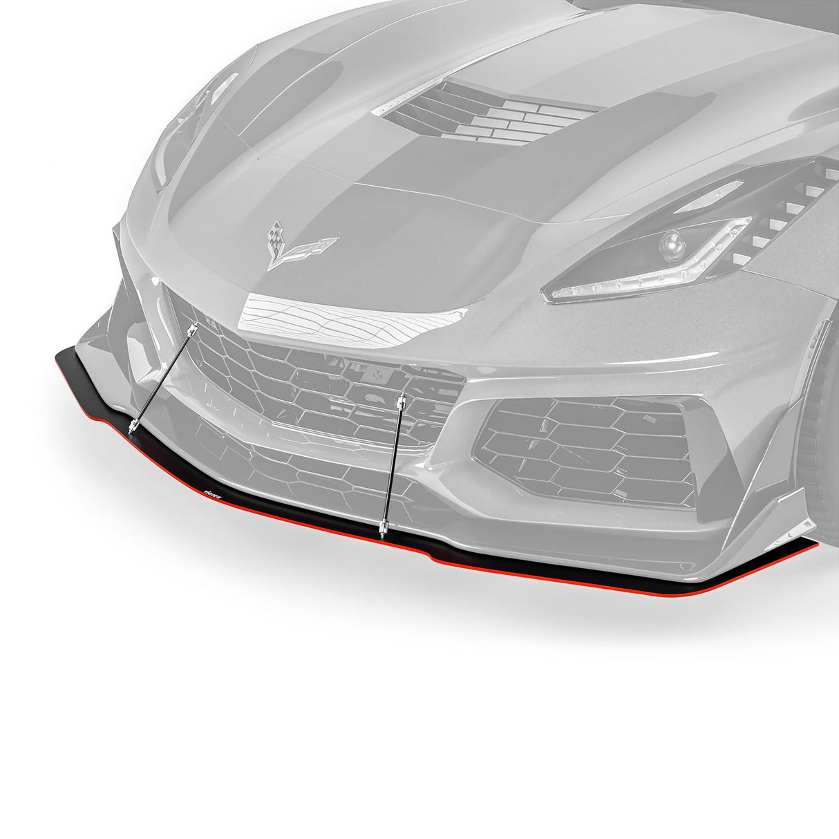 2014-2019 Chevrolet Corvette C7 ZR1 Style Front Bumper Splitter - Vicrez