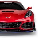 2014-2019 Chevrolet Corvette C7 ZR1 Style Front Bumper Splitter - Vicrez