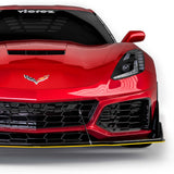 2014-2019 Chevrolet Corvette C7 ZR1 Style Front Bumper Splitter - Vicrez