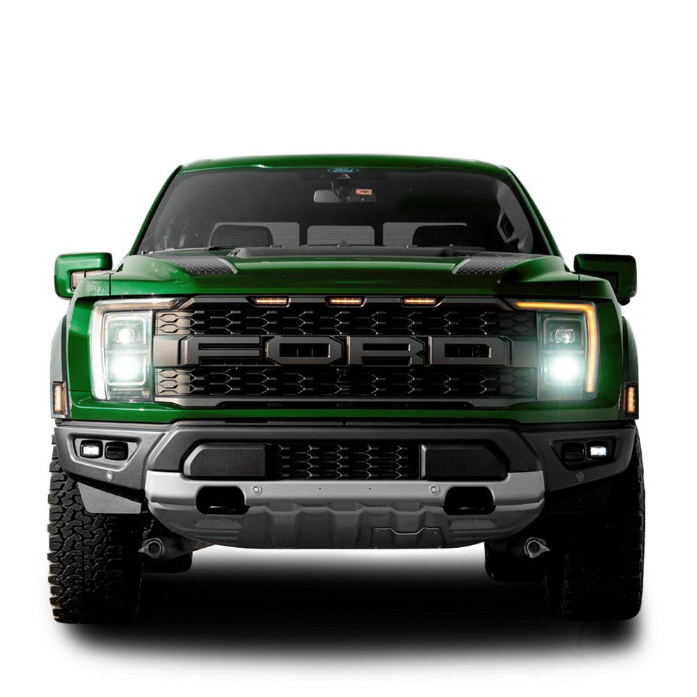 2021-2023 Ford F150 Raptor Style Front Bumper with Fog Lights - Vicrez