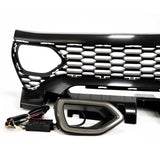 2020-2023 Dodge Charger Widebody Front Grille w/ LED Snorkel Lights - Vicrez