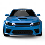 2020-2023 Dodge Charger Widebody Front Grille w/ LED Snorkel Lights - Vicrez