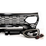 2020-2023 Dodge Charger Widebody Front Grille w/ LED Snorkel Lights - Vicrez