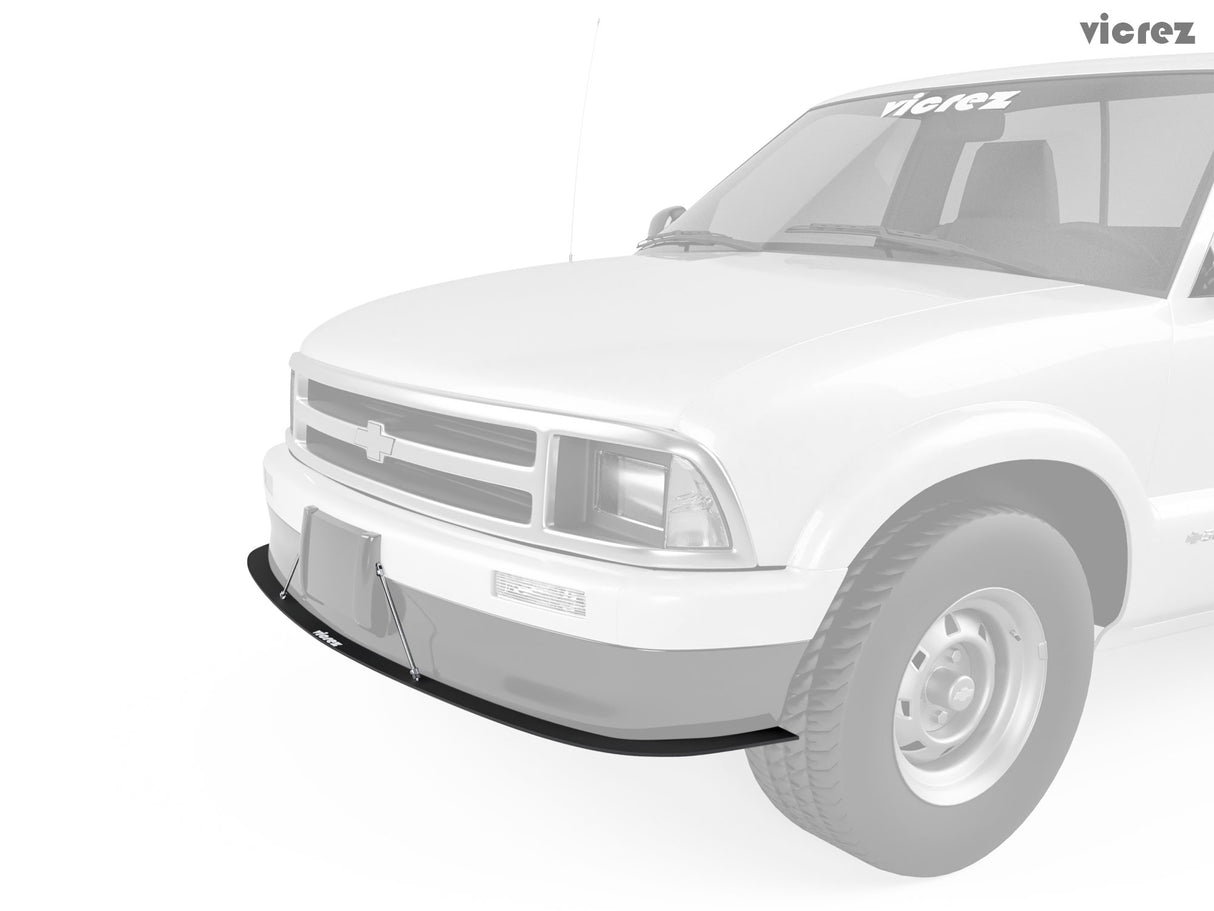 1994-2004 Chevrolet S-10 V Style Front Splitter - Vicrez