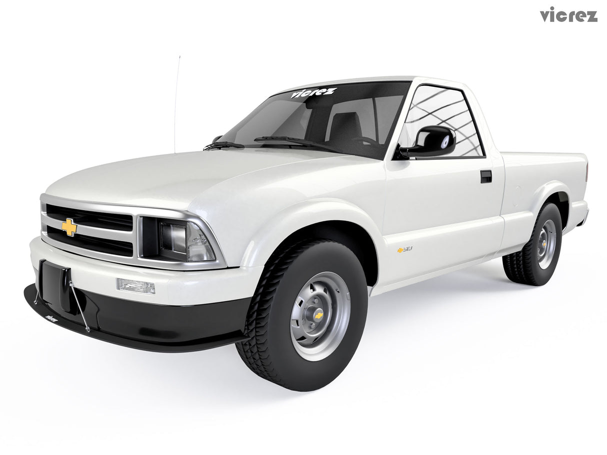 1994-2004 Chevrolet S-10 V Style Front Splitter - Vicrez