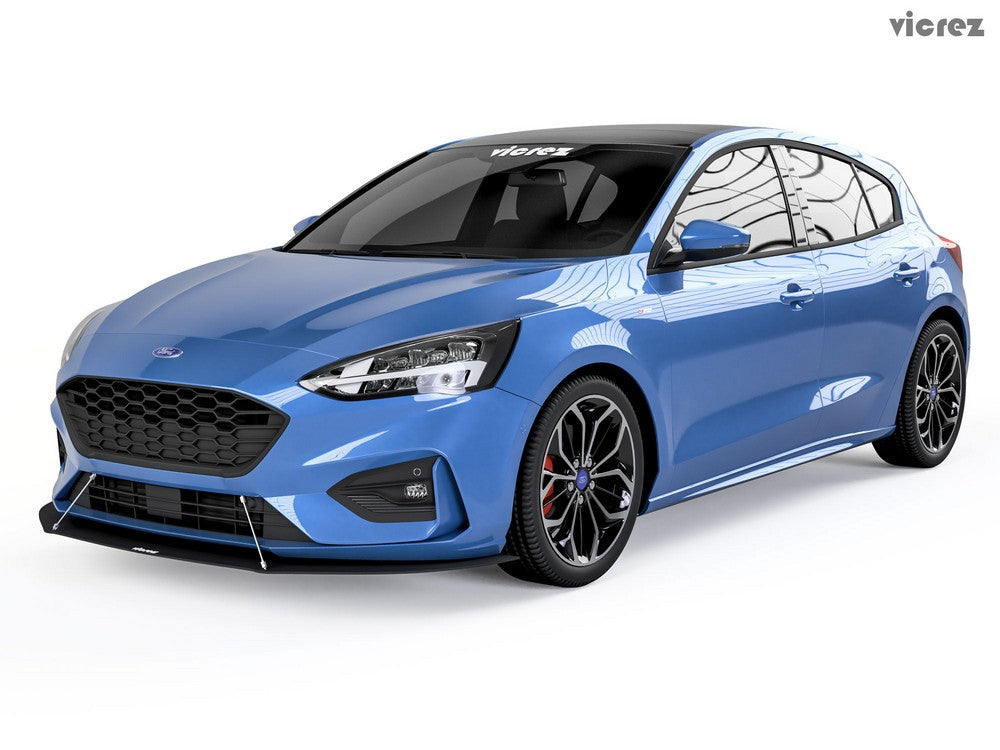 2019 Ford Focus ST VZR Style Front Splitter - Vicrez