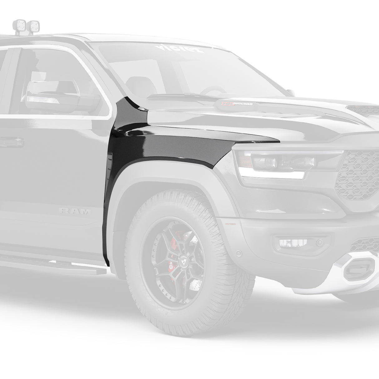 2021-2023 RAM 1500 TRX Style Front Fender Replacement - Vicrez