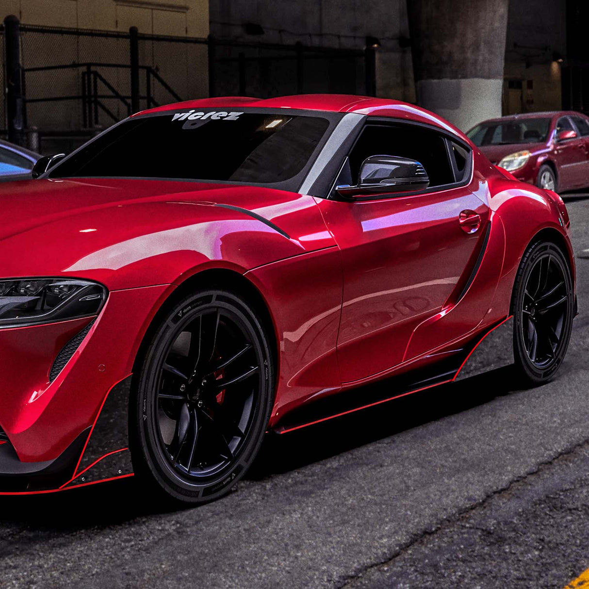 2020-2026 Toyota Supra VZ3 Style Side Splitter - Vicrez