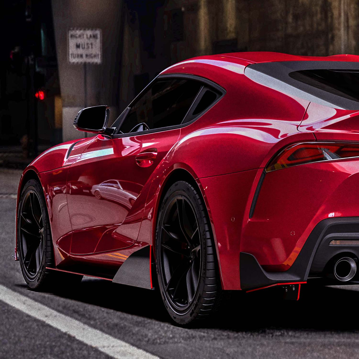 2020-2026 Toyota Supra VZ3 Style Side Splitter - Vicrez