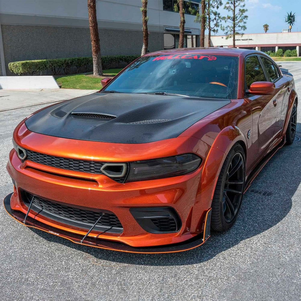 2020-2023 Dodge Charger Widebody VR3 Style Front Bumper Lip Splitter - Vicrez