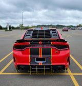 2011-2023 Dodge Charger V3R Style Rear Window Louvers - Vicrez