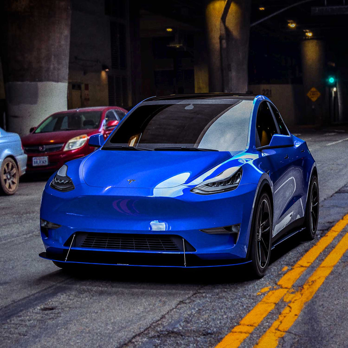 2020-2026 Tesla Model Y VR1 Style Side Splitter - Vicrez