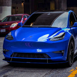 2020-2023 Tesla Model Y VR1 Style Front Splitter - Vicrez