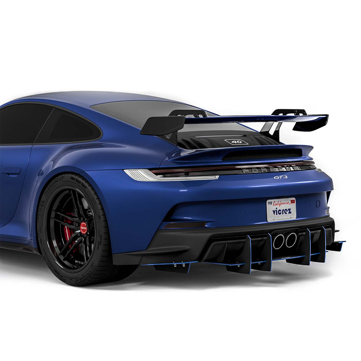 Vicrez Genali VR2 Rear Diffuser | Porsche 911 GT3 2022-2026