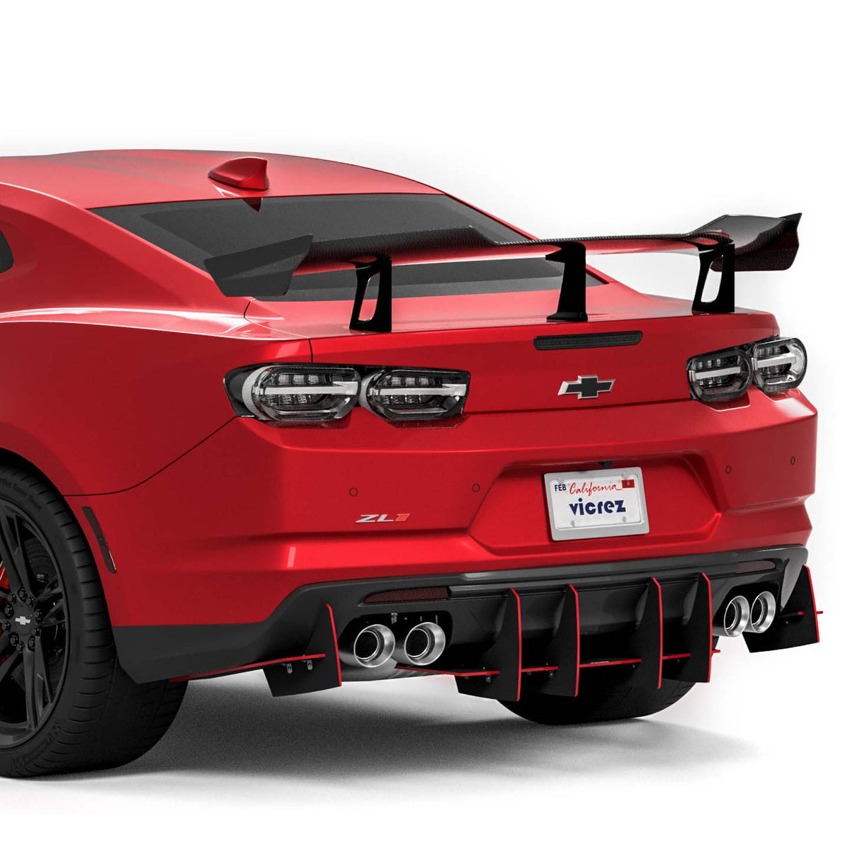 Vicrez Genali VR2 Rear Diffuser | Chevrolet Camaro 2016-2024