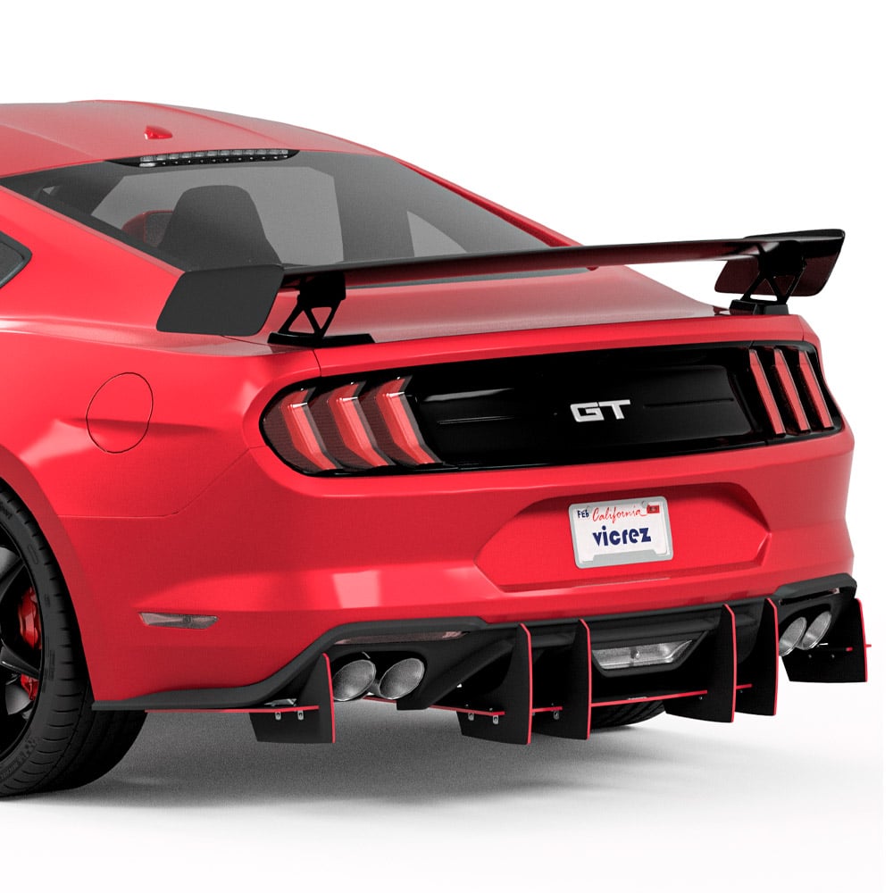 Vicrez Genali VR2 Rear Diffuser | Ford Mustang 2015-2025