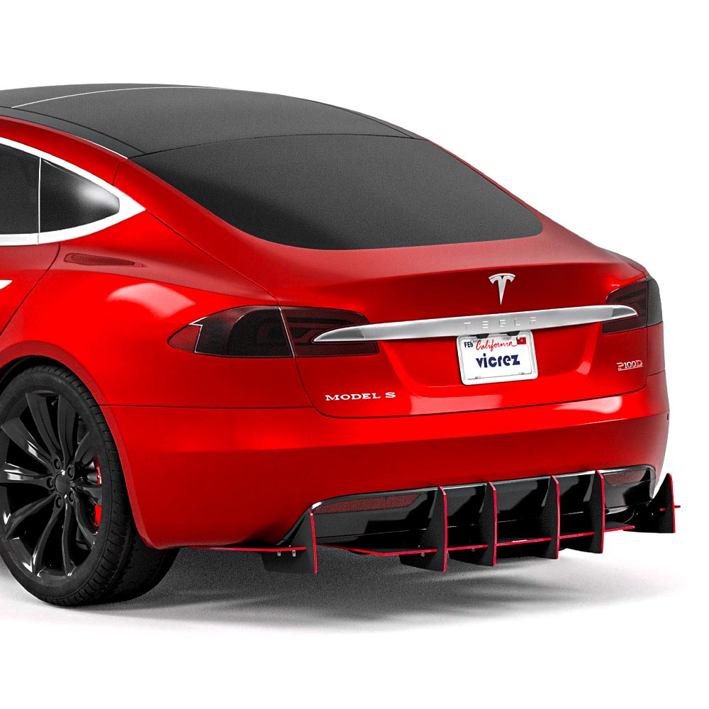 Vicrez Genali VR2 Rear Diffuser | Tesla Model S 2015-2025