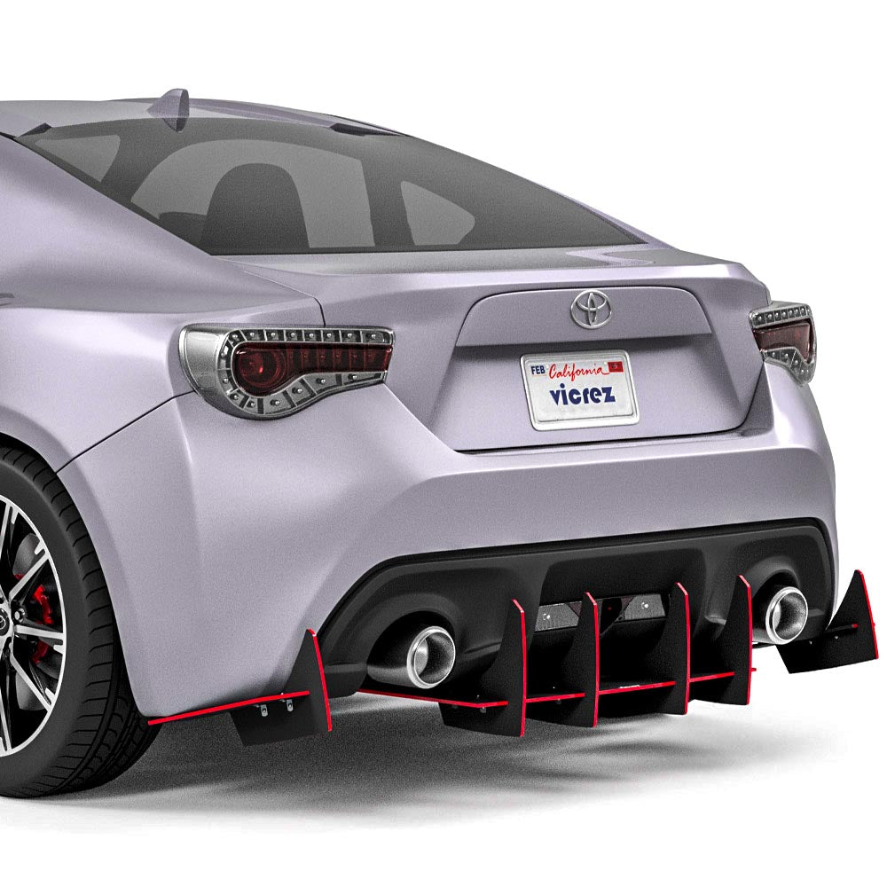 Vicrez Genali VR2 Rear Diffuser | BRZ/FRS/86 2013-2026