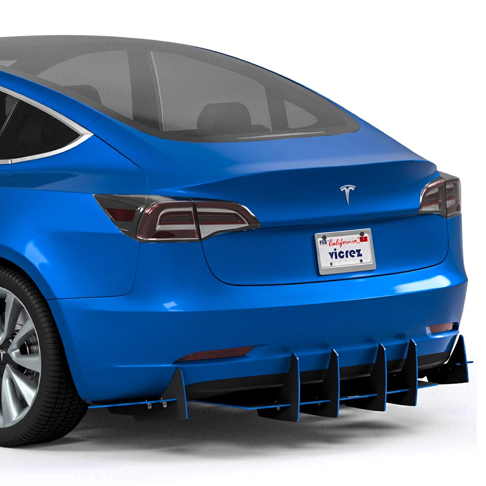 Vicrez Genali VR2 Rear Diffuser | Tesla Model 3 2017-2025