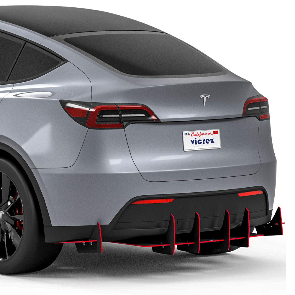 Vicrez Genali VR2 Rear Diffuser | Tesla Model Y 2020-2026