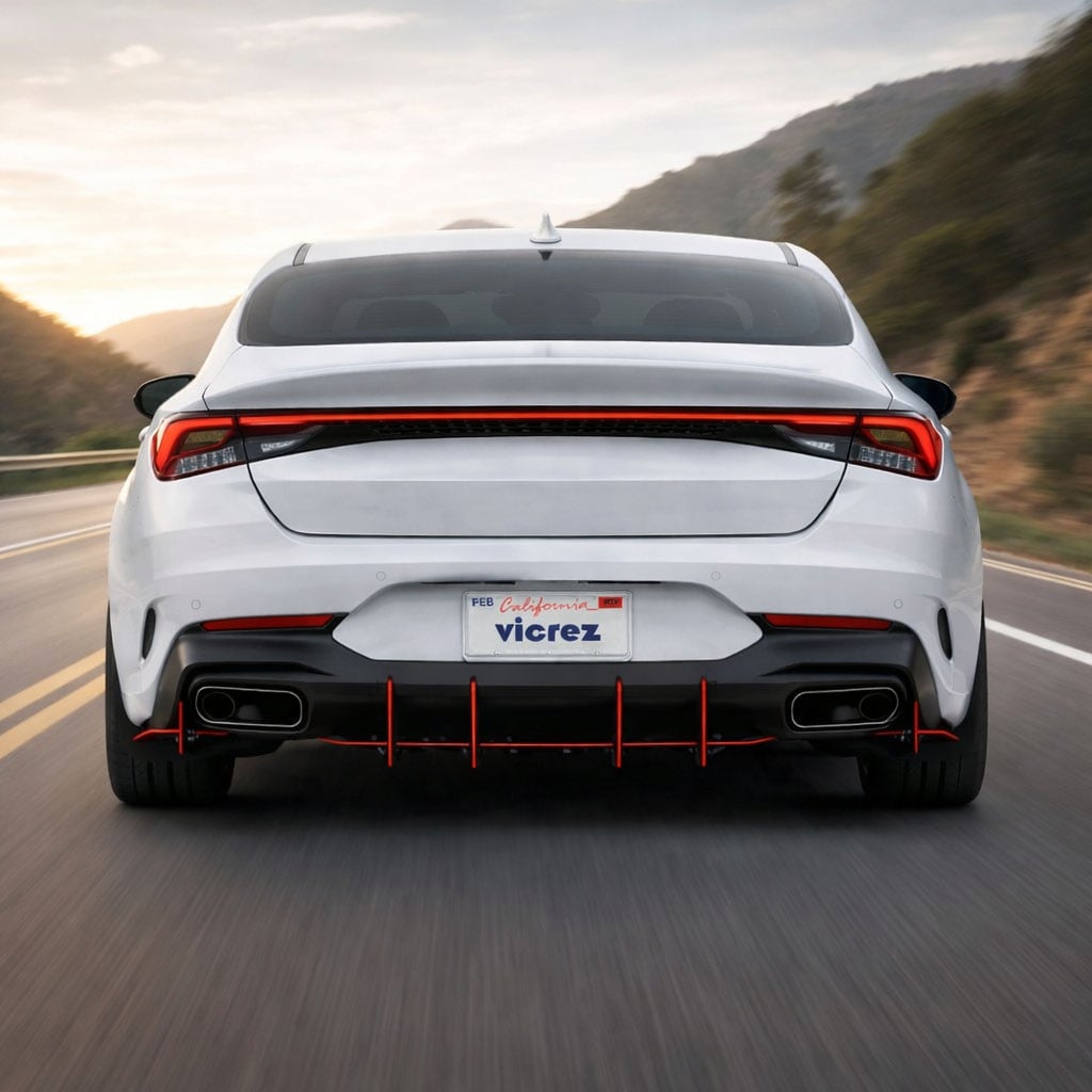 2021-2026 Kia K5 Genali VR2 Style Rear Diffuser - Vicrez