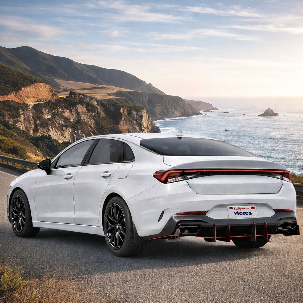 2021-2026 Kia K5 Genali VR2 Style Rear Diffuser - Vicrez
