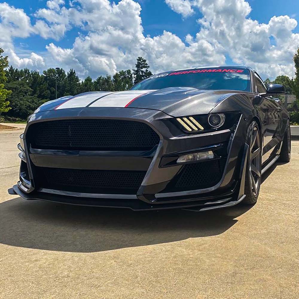 2015-2017 Ford Mustang GT500 Style Front Bumper Cover - Vicrez