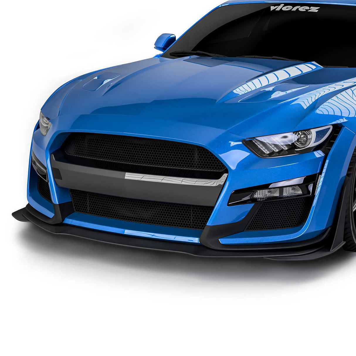 2015-2017 Ford Mustang GT500 Style Front Bumper Cover - Vicrez