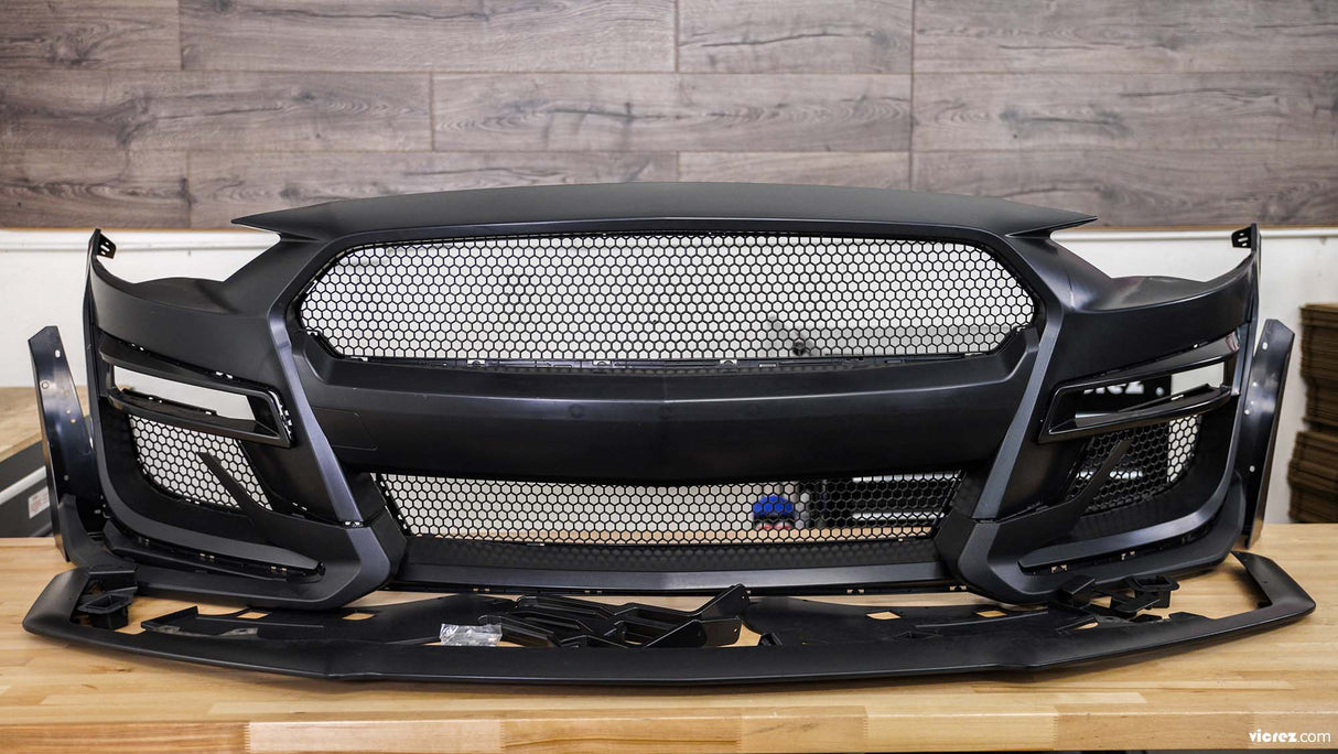 2018-2023 Ford Mustang GT500 Style Front Bumper Cover - Vicrez