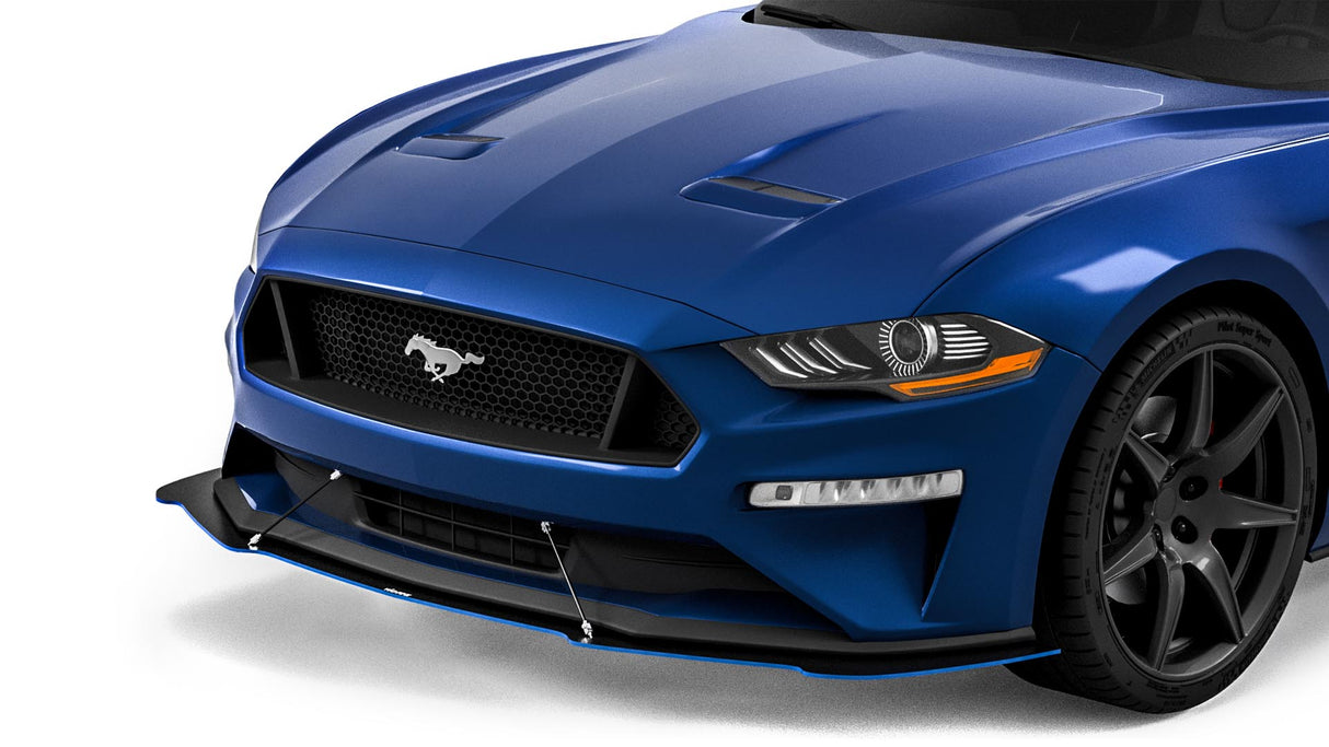 2018-2023 Ford Mustang GT500 Style Front Splitter - Vicrez