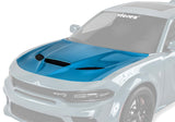 2015-2023 Dodge Charger Hellcat Style Hood w/ Air Vent Scoop - Vicrez