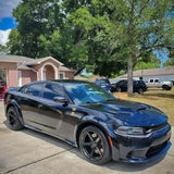 2015-2023 Dodge Charger Hellcat Style Hood w/ Air Vent Scoop - Vicrez