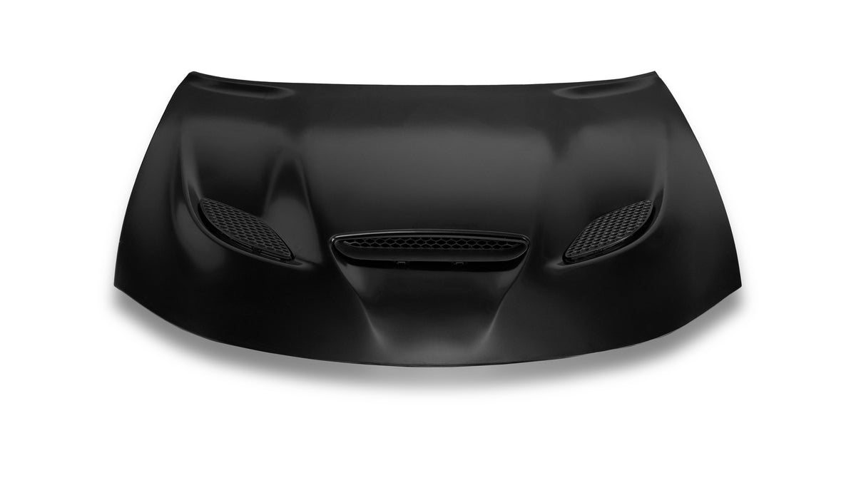 2015-2023 Dodge Charger Hellcat Style Hood w/ Air Vent Scoop - Vicrez
