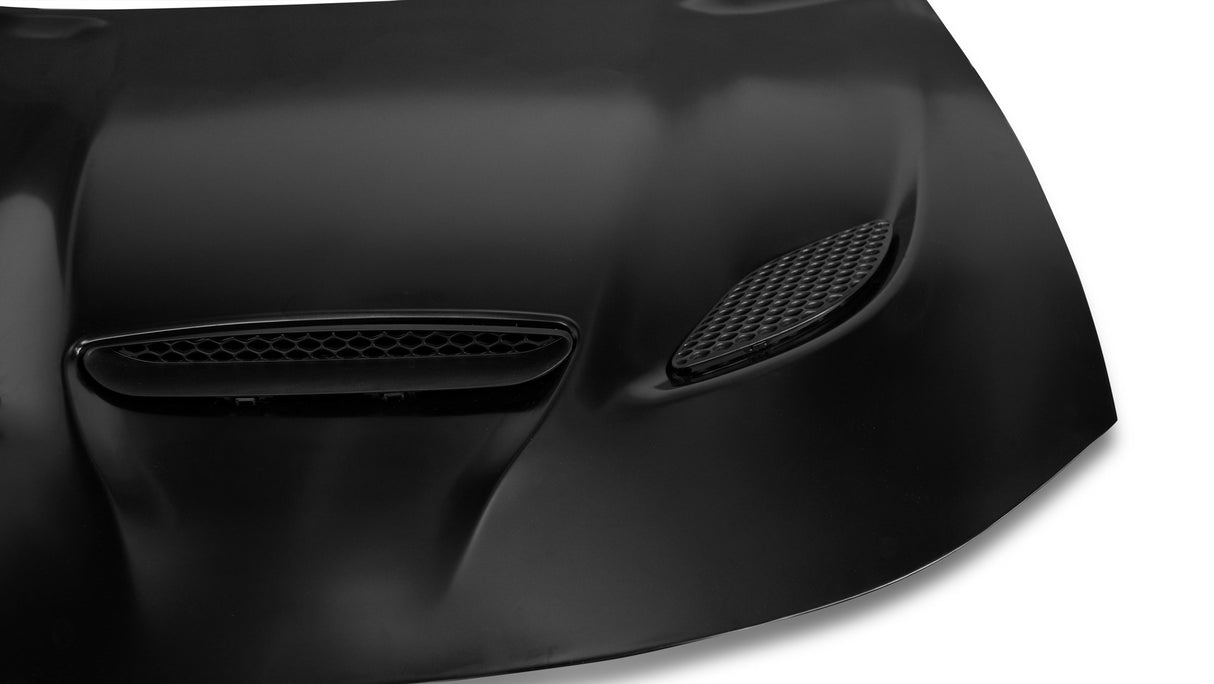 2015-2023 Dodge Charger Hellcat Style Hood w/ Air Vent Scoop - Vicrez