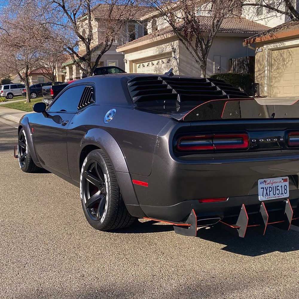 2008-2023 Dodge Challenger Centa VR2 Style Rear Diffuser - Vicrez