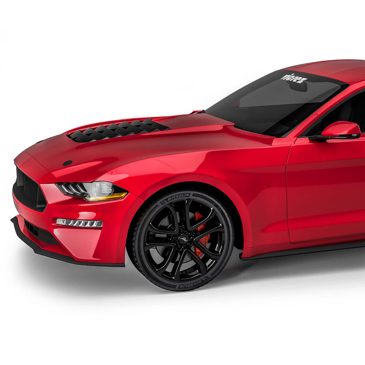 2018-2023 Ford Mustang GT500 Style Hood W/ Air Vent Scoop - Vicrez