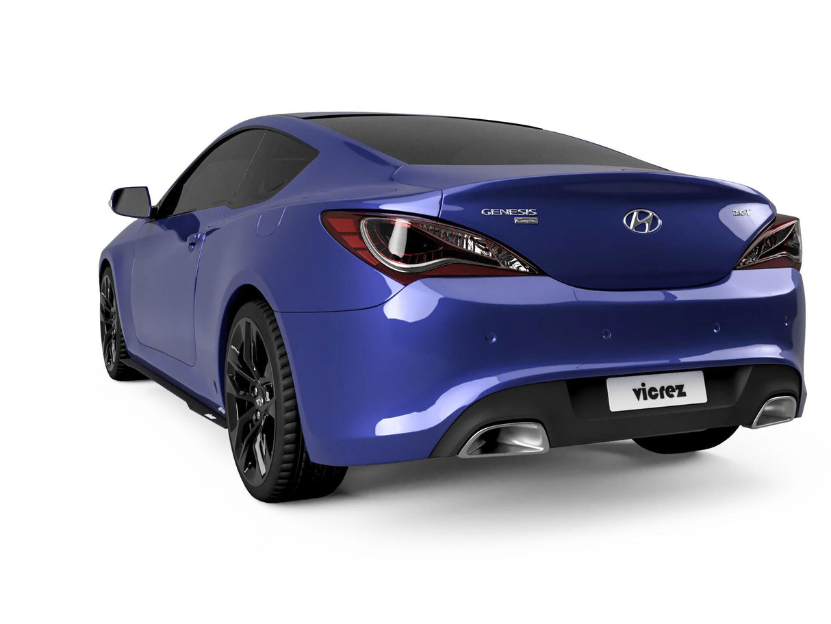 2010-2016 Hyundai Genesis Coupe LV Style Side Skirt Splitters - Vicrez